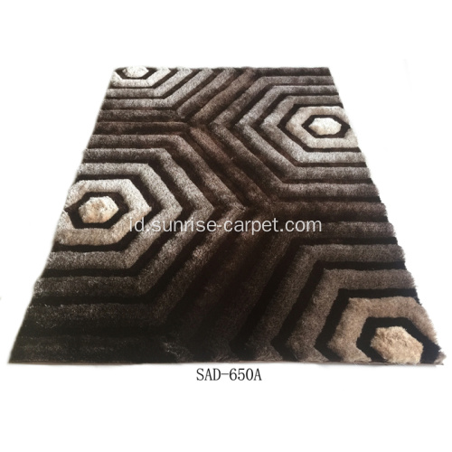 150D Polyester Silk Shaggy Karpet